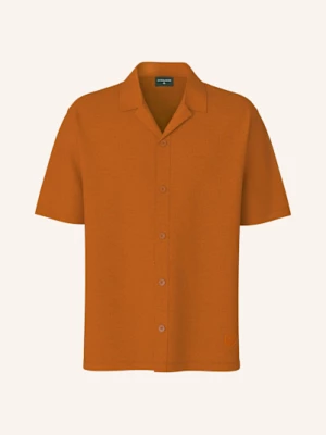 Obrázek produktu Strellson Úpletová Košile Soma Slim Fit tmavě oranžová