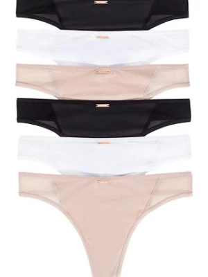 Obrázek produktu Stringi z kolekcji Feel Comfort z mikrofibry (6 par) bonprix