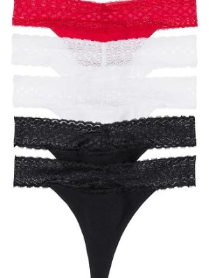 Obrázek produktu Stringi z koronką (5 par) bonprix