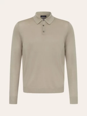 Obrázek produktu Strokesman's Pletené Polo Tričko Z Merino Vlny černošedá