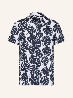 Obrázek produktu Strokesman's Resortová Košile Comfort Fit S Lnem tmavě modrá / bílá