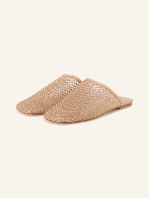 Obrázek produktu Stuart Weitzman Pantofle Bareitall S Ozdobnými Kamínky béžová