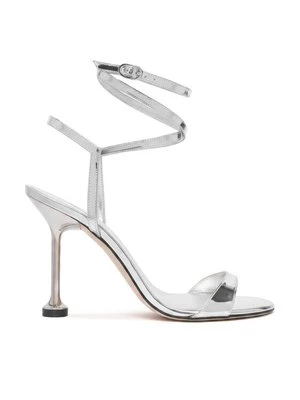 Obrázek produktu Stuart Weitzman Sandály Naudistini Wrap 100 SM911 Stříbrná