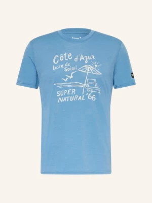 Obrázek produktu Super.Natural Funkční Tričko Cote D'azur S Merino Vlnou modrá