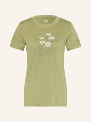 Obrázek produktu Super.Natural Funkční Tričko Edelweiss S Merino Vlnou světle zelená / bílá