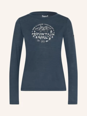 Obrázek produktu Super.Natural Funkční Tričko Mountain Girl S Merino Vlnou tmavě modrá / bílá