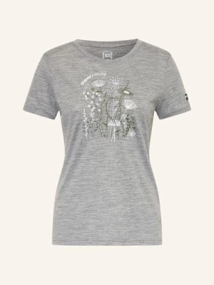 Obrázek produktu Super.Natural Funkční Tričko Rock Flowers S Merino Vlnou šedá
