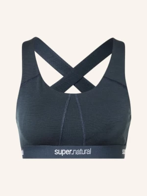 Obrázek produktu Super.Natural Sportovní Podprsenka Feel Good S Síťovinou A Merino Vlnou tmavě modrá