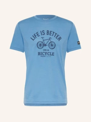 Obrázek produktu Super.Natural Tričko Better Bike S Příměsí Merino Vlny modrá