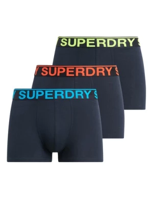 Obrázek produktu Superdry & Co Boxerky  noční modrá / aqua modrá / světle zelená / oranžově červená