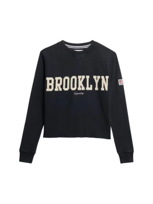 Obrázek produktu Superdry & Co Mikina 'Athletic Essential'  marine modrá / bílá