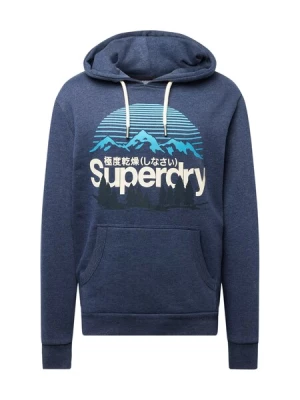 Obrázek produktu Superdry & Co Mikina 'Great'  azurová / modrý melír / černá / bílá