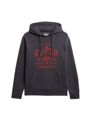 Obrázek produktu Superdry & Co Mikina  tmavě šedá / červená