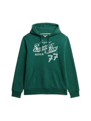 Obrázek produktu Superdry & Co Mikina  tmavě zelená / offwhite