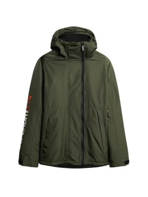 Obrázek produktu Superdry & Co Přechodná bunda 'Yachter'  tmavě zelená / ohnivá červená / bílá
