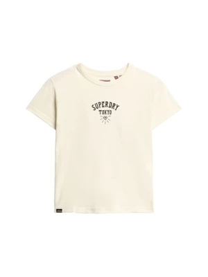 Obrázek produktu Superdry & Co Tričko  tmavě zelená / oranžová / světle růžová / offwhite