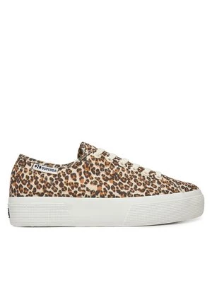 Obrázek produktu Superga Sneakersy Platform Leopard Print Hnědá