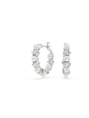 Obrázek produktu Swarovski Náušnice 'Matrix'  stříbrná / průhledná