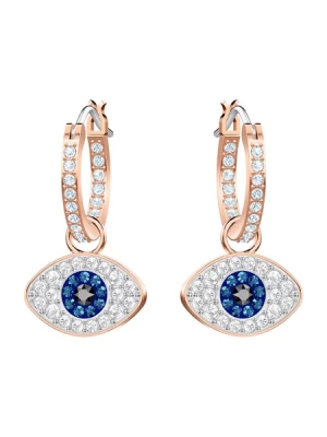 Obrázek produktu Swarovski Náušnice 'Symbolica'  kobaltová modř / růžově zlatá / černá / bílá