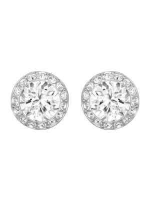 Obrázek produktu Swarovski Náušnice 'Una'  stříbrná / bílá