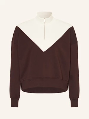 Obrázek produktu Sweaty Betty Mikinový Troyer tmavě hnědá / režná