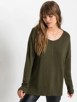 Obrázek produktu Sweter dzianinowy oversize z mieszanki wiskozy bonprix
