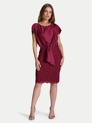 Obrázek produktu Swing Koktejlové šaty 5AI10900 Bordó Regular Fit
