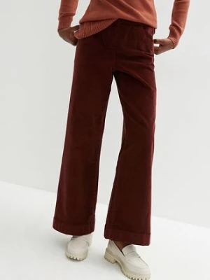 Obrázek produktu Szerokie spodnie sztruksowe ze stretchem, high waist bonprix