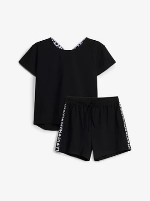 Obrázek produktu T-shirt i szorty z mieszanki bawełny organicznej  (2 części) bonprix
