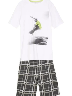 Obrázek produktu T-shirt + krótkie spodnie shirtowe (2 części), z bawełny organicznej bonprix