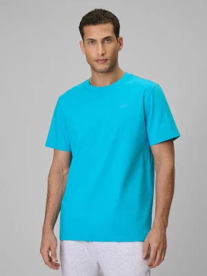 Obrázek produktu T-shirt regular hladký pánský - modrý 4F