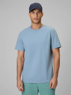 Obrázek produktu T-shirt regular hladký pánský - modrý 4F
