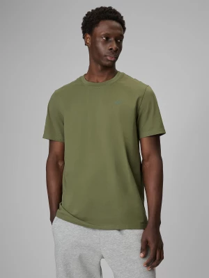 Obrázek produktu T-shirt regular hladký pánský - olivový 4F