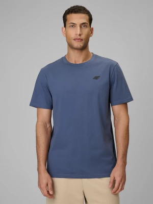 Obrázek produktu T-shirt regular hladký pánský - tmavě modrý 4F