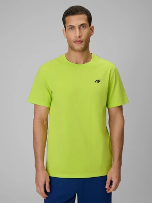 Obrázek produktu T-shirt regular hladký pánský - zelený 4F