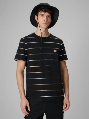 Obrázek produktu T-shirt regular s potiskem pánský - černý 4F