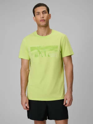 Obrázek produktu T-shirt regular s potiskem pánský - zelený 4F
