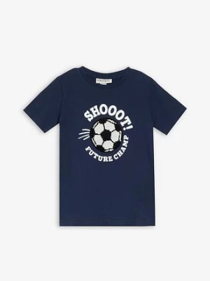 Obrázek produktu T-shirt z czystej bawełny organicznej zdobiony dwustronnymi cekinami bonprix