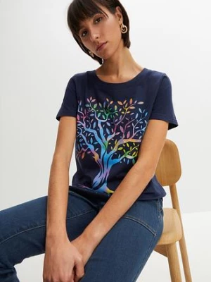 Obrázek produktu T-shirt z nadrukiem z bawełny organicznej bonprix