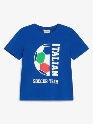 Obrázek produktu T-shirt z napisem Italian Soccer Team z czystej bawełny organicznej bonprix