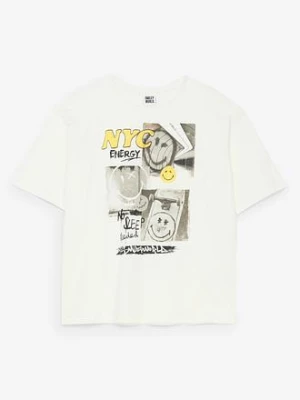Obrázek produktu T-shirt z serii Smiley World, z czystej bawełny, loose fit bonprix