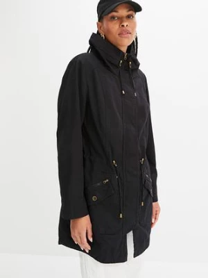 Obrázek produktu Taliowana krótka parka bawełniana ze stójką bonprix