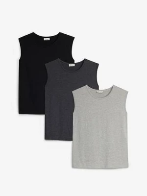 Obrázek produktu Tank top z bawełny organicznej (3 sztuki) bonprix