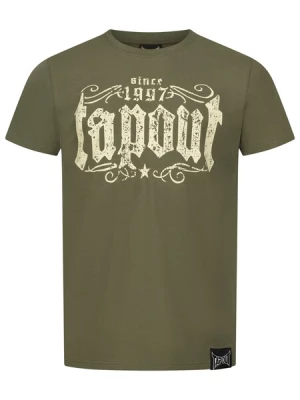 Obrázek produktu Tapout Tričko 'CRASHED'  olivová / tmavě zelená / bílá