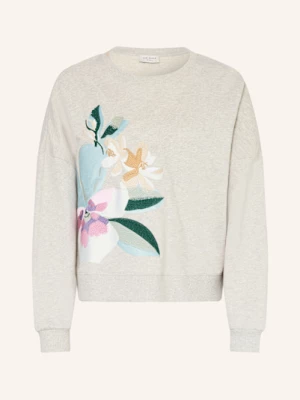 Obrázek produktu Ted Baker Mikina Brookla světle šedá / tmavě zelená / starorůžová
