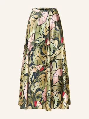 Obrázek produktu Ted Baker Saténová Sukně Alhie černá / zelená / červená