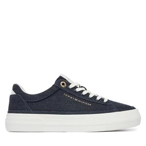 Obrázek produktu Tenisky Tommy Hilfiger Th Foxing Platform Washed Canvas FW0FW09172 Modrá