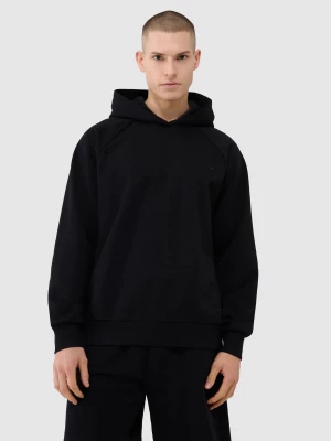 Obrázek produktu Tepláková mikina unisex bez zapínání a s kapucí - černá 4F černý