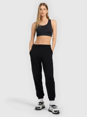 Obrázek produktu Teplákové joggery dámské - černé 4F