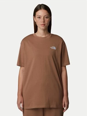 Obrázek produktu The North Face T-Shirt Simple Dome NF0A87NQ Hnědá Oversize